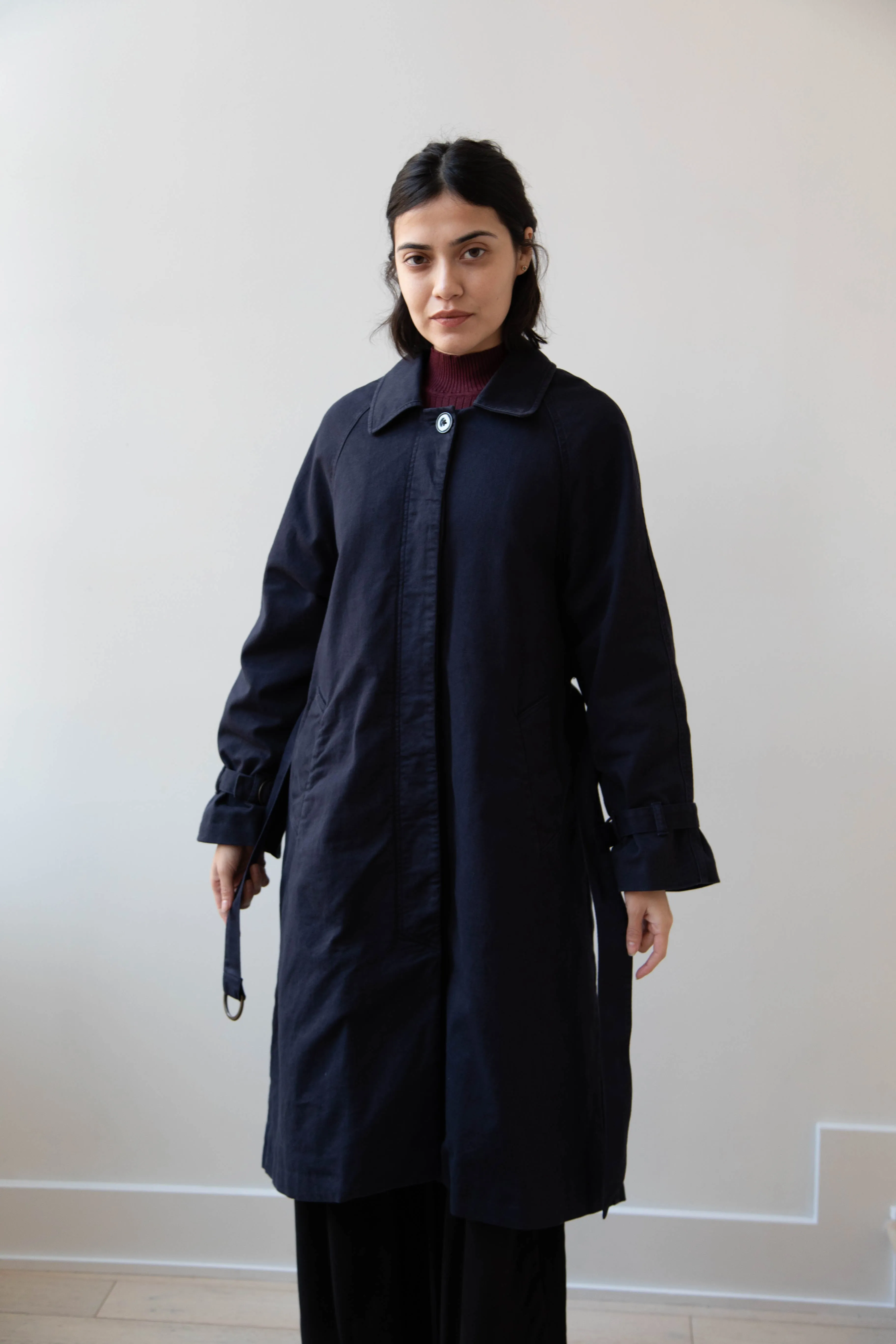 Polder | Amber Trench Coat in Night Blue