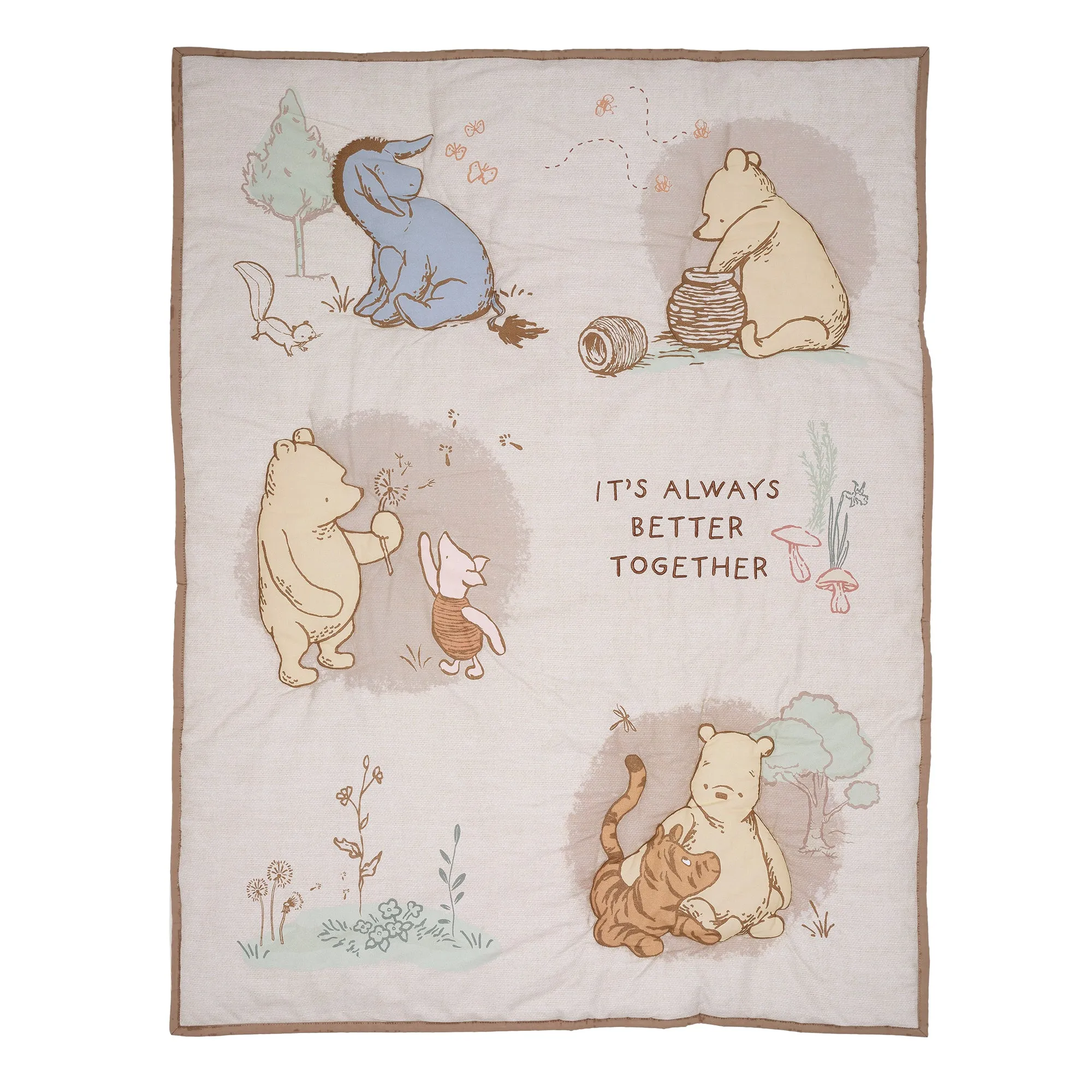 Pooh Bear & Pals 3-Piece Crib Bedding Set