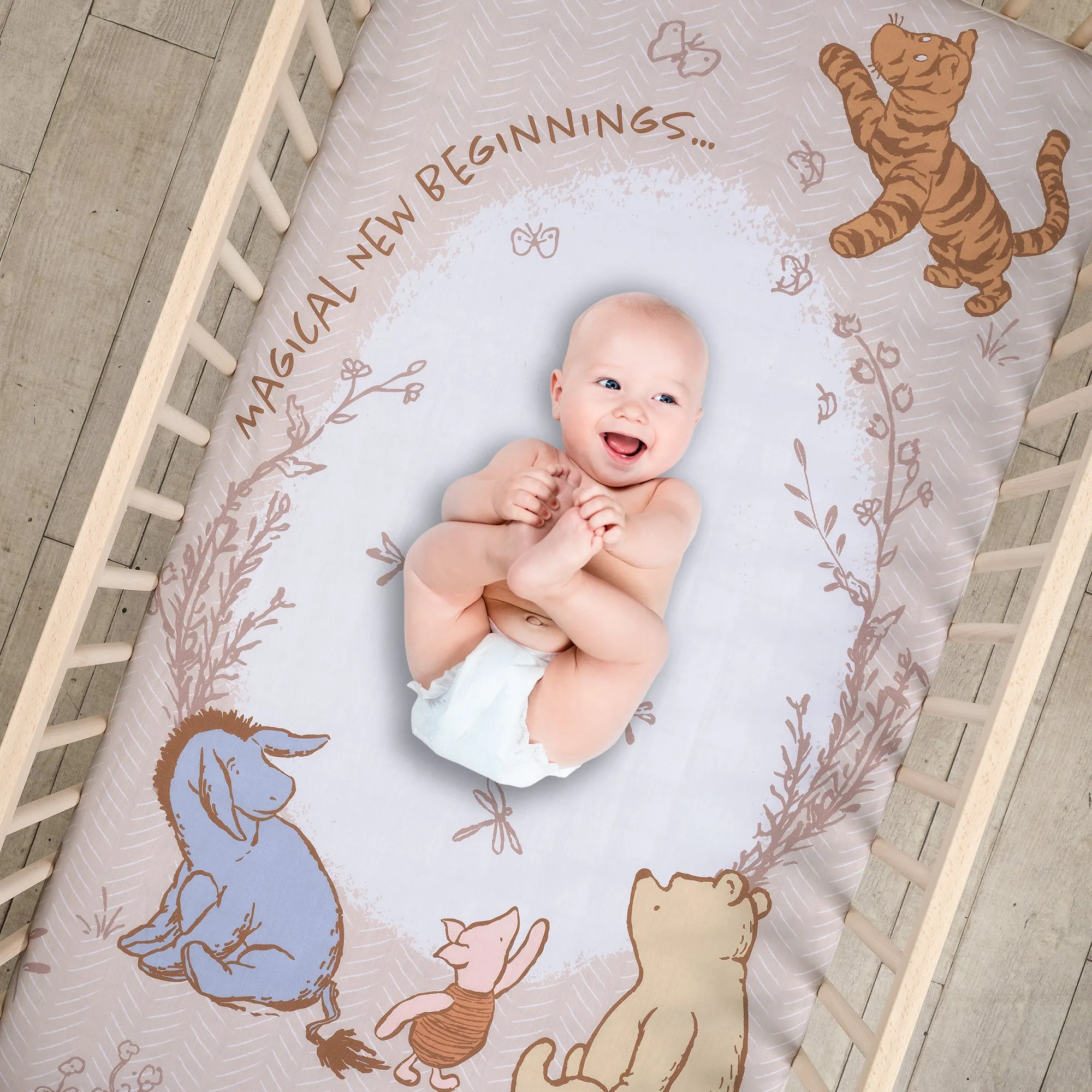 Pooh Bear & Pals 3-Piece Crib Bedding Set