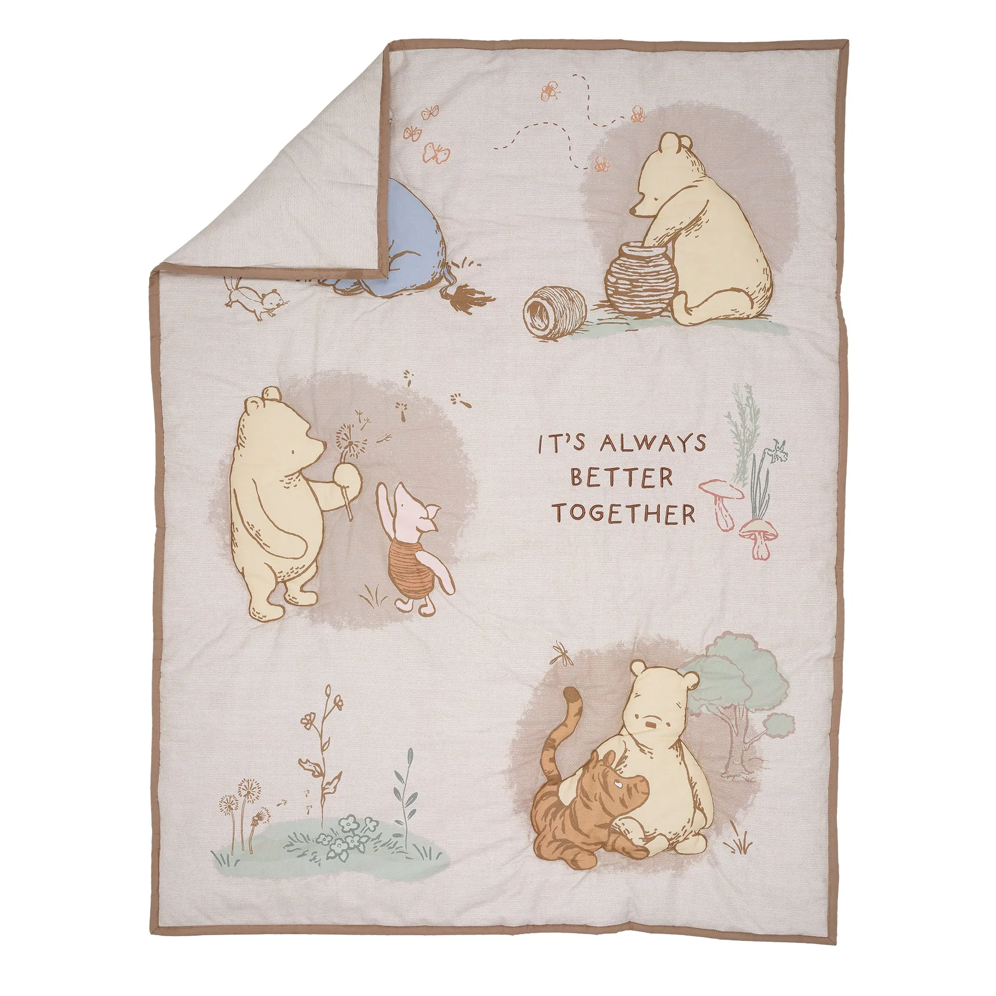 Pooh Bear & Pals 3-Piece Crib Bedding Set