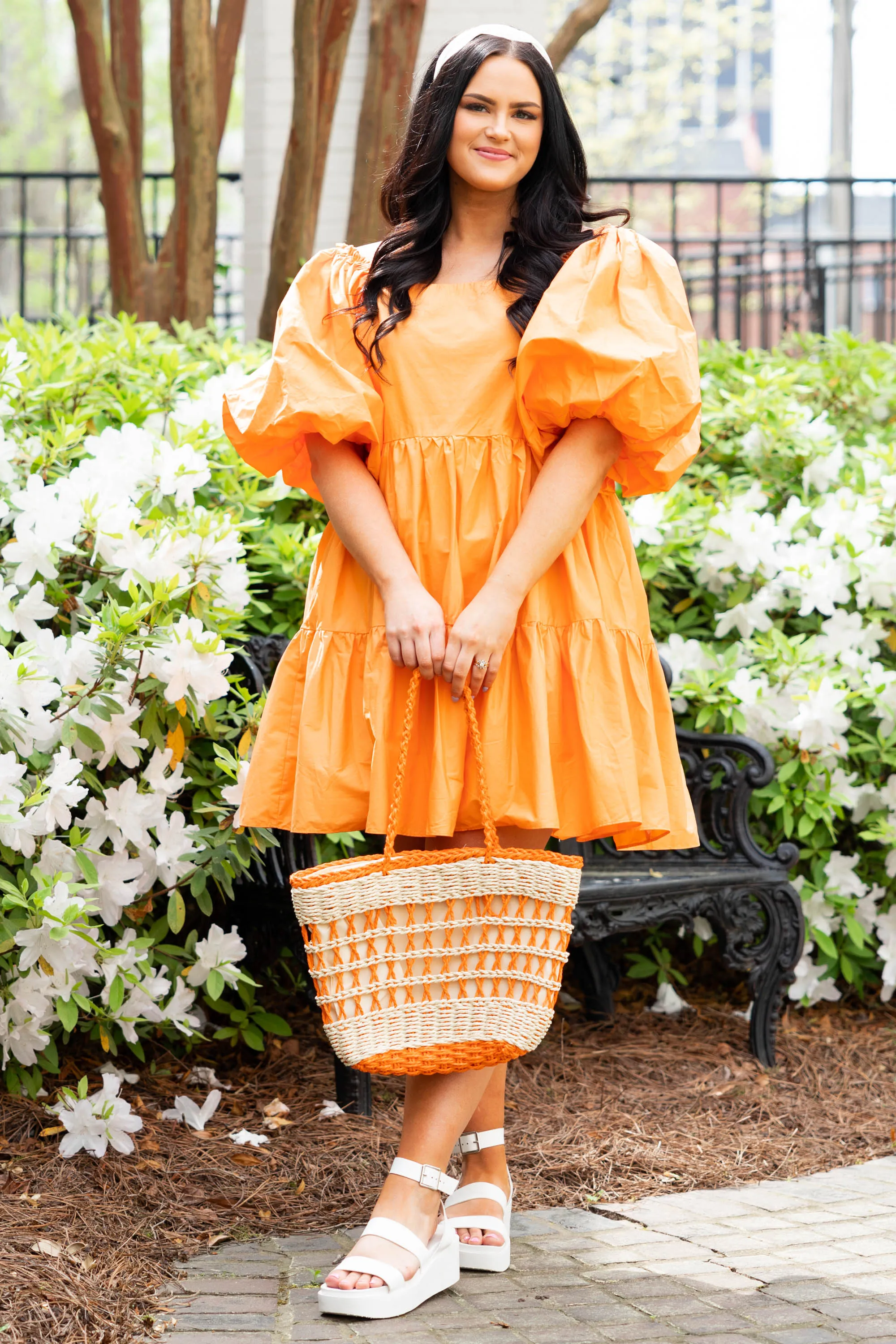 Raindrops On The Streets Dress, Melon