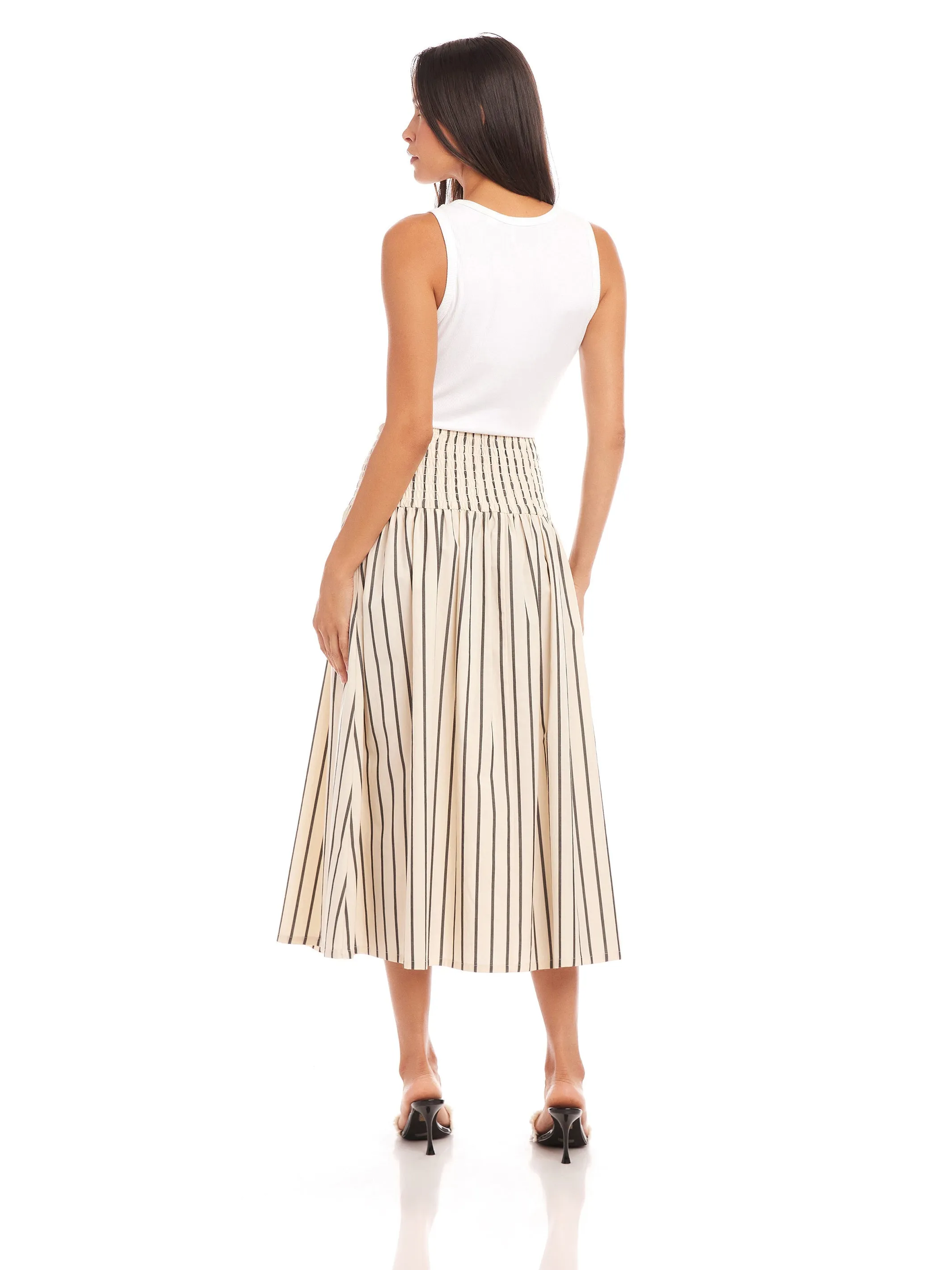 Rhea Stripe Skirt