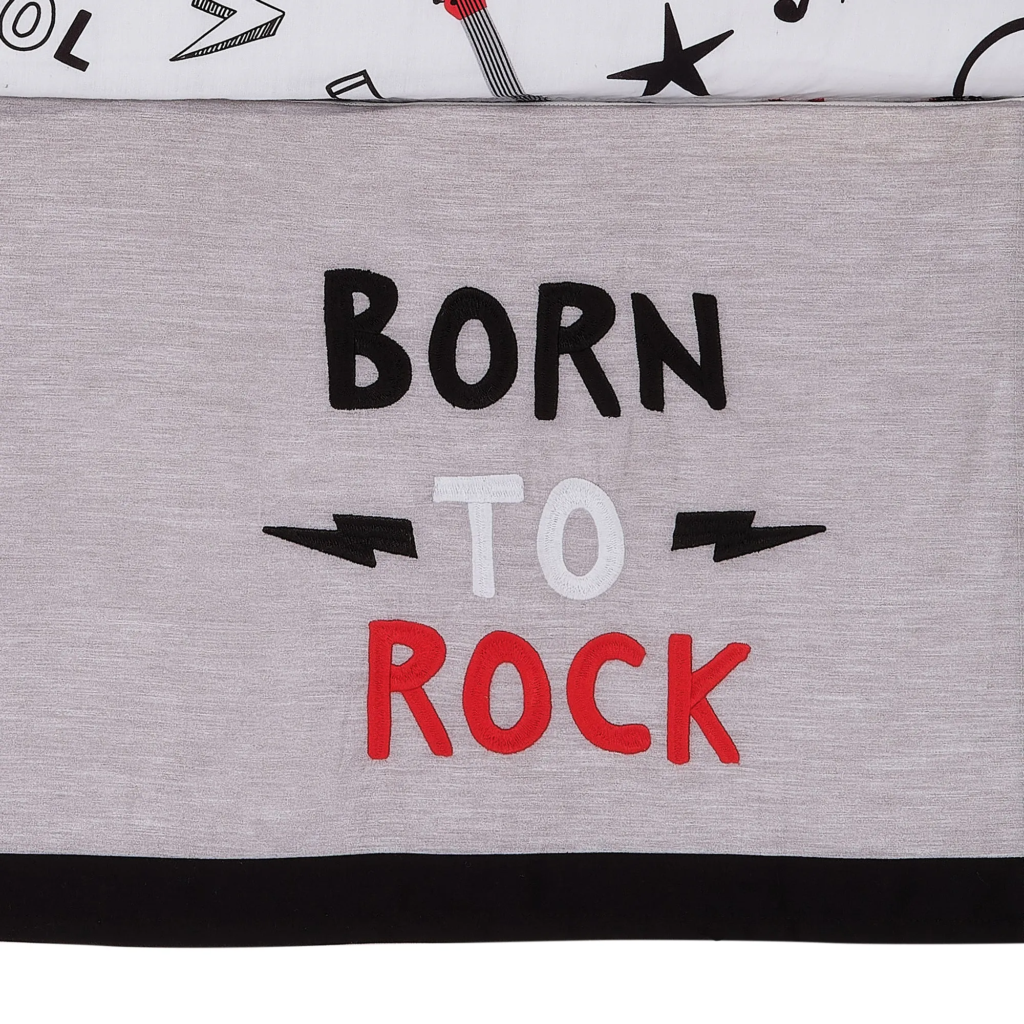 Rock Star 3-Piece Crib Bedding Set