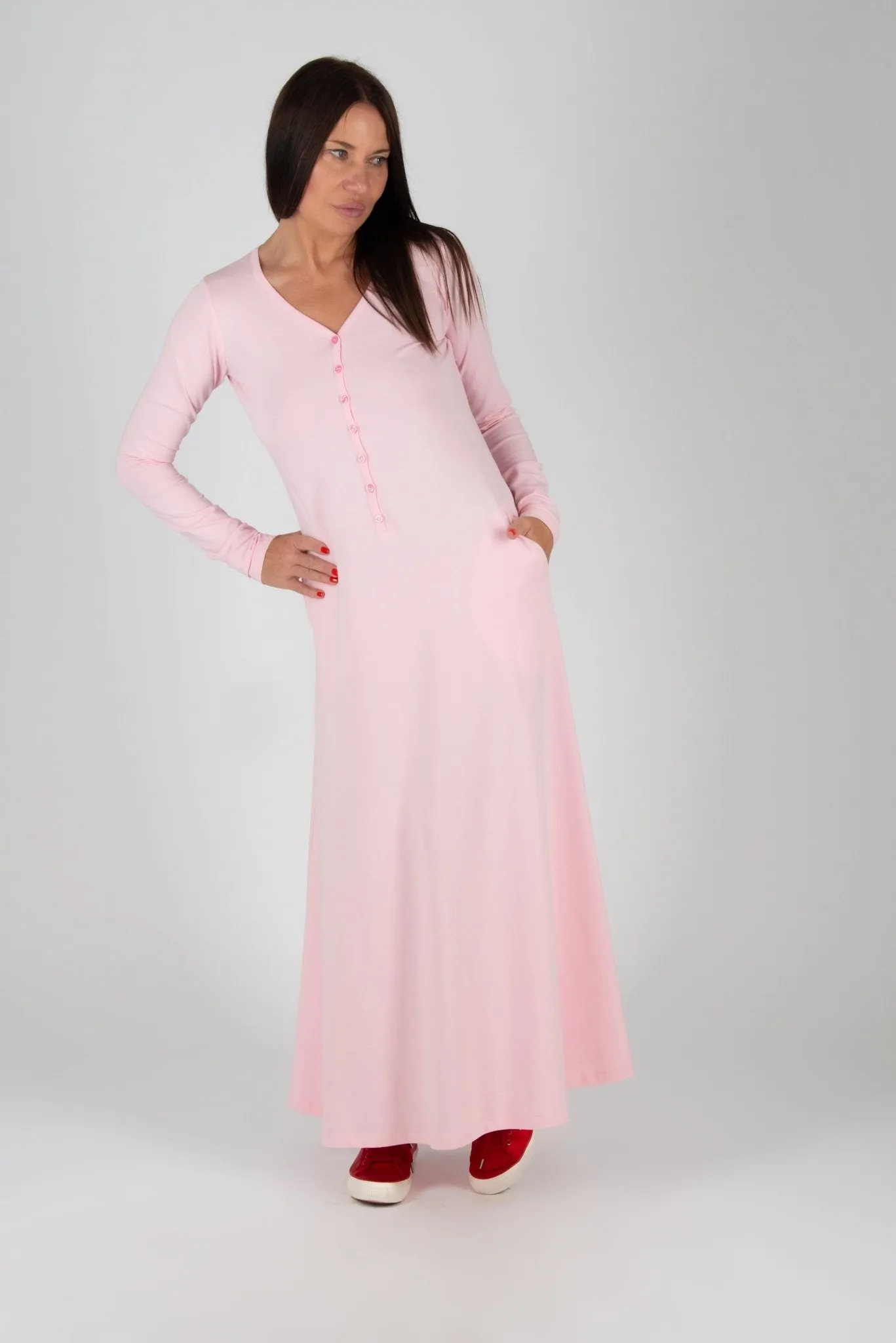 ROSALIA Long Sleeves Jersey Dress