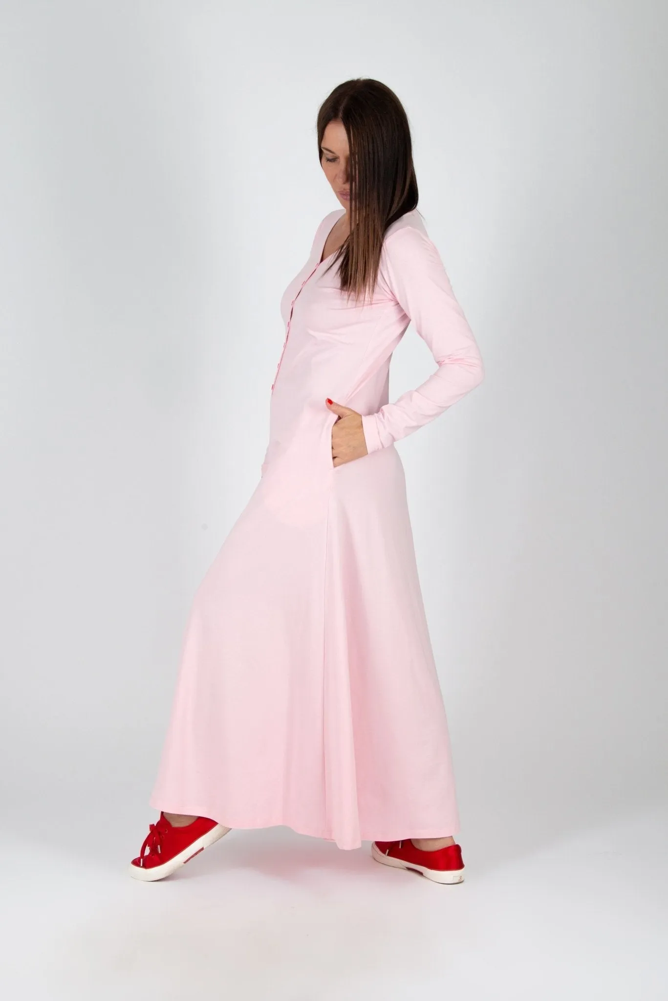 ROSALIA Long Sleeves Jersey Dress