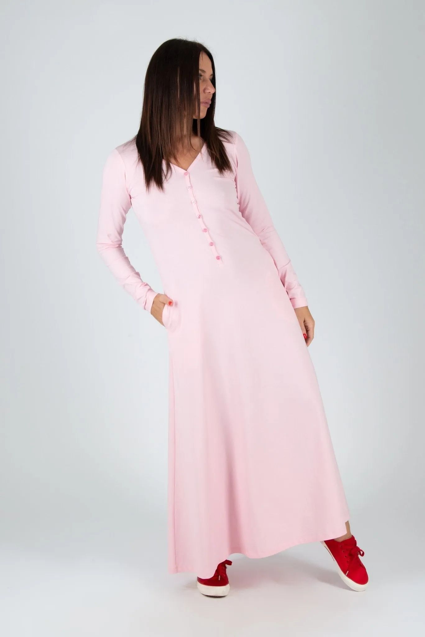 ROSALIA Long Sleeves Jersey Dress