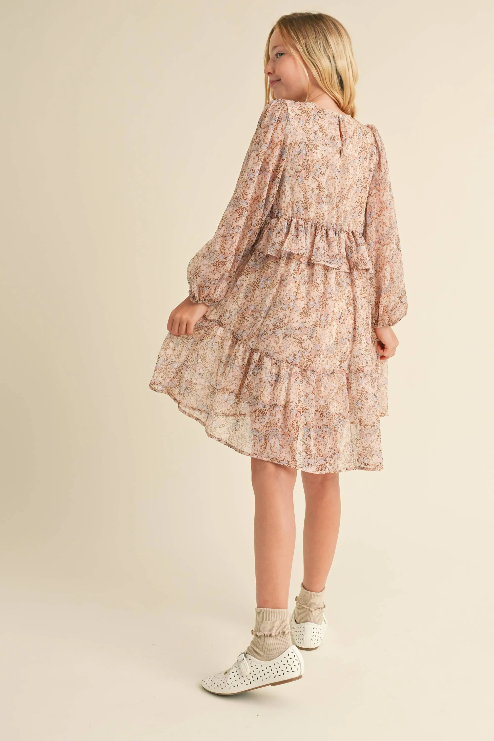 Ruffle Tiered Dress- Ditsy Floral