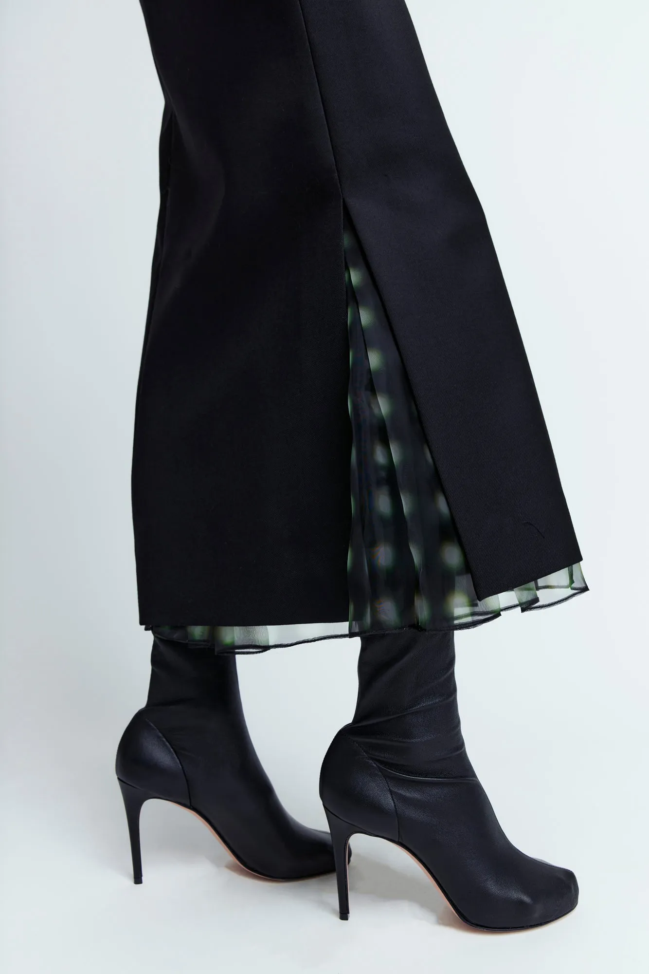 Samara Midi Skirt in Twill Tailoring