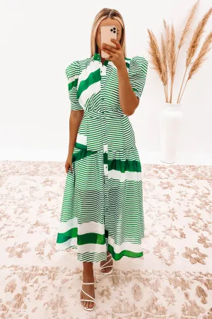 Sasha Midi Dress Green