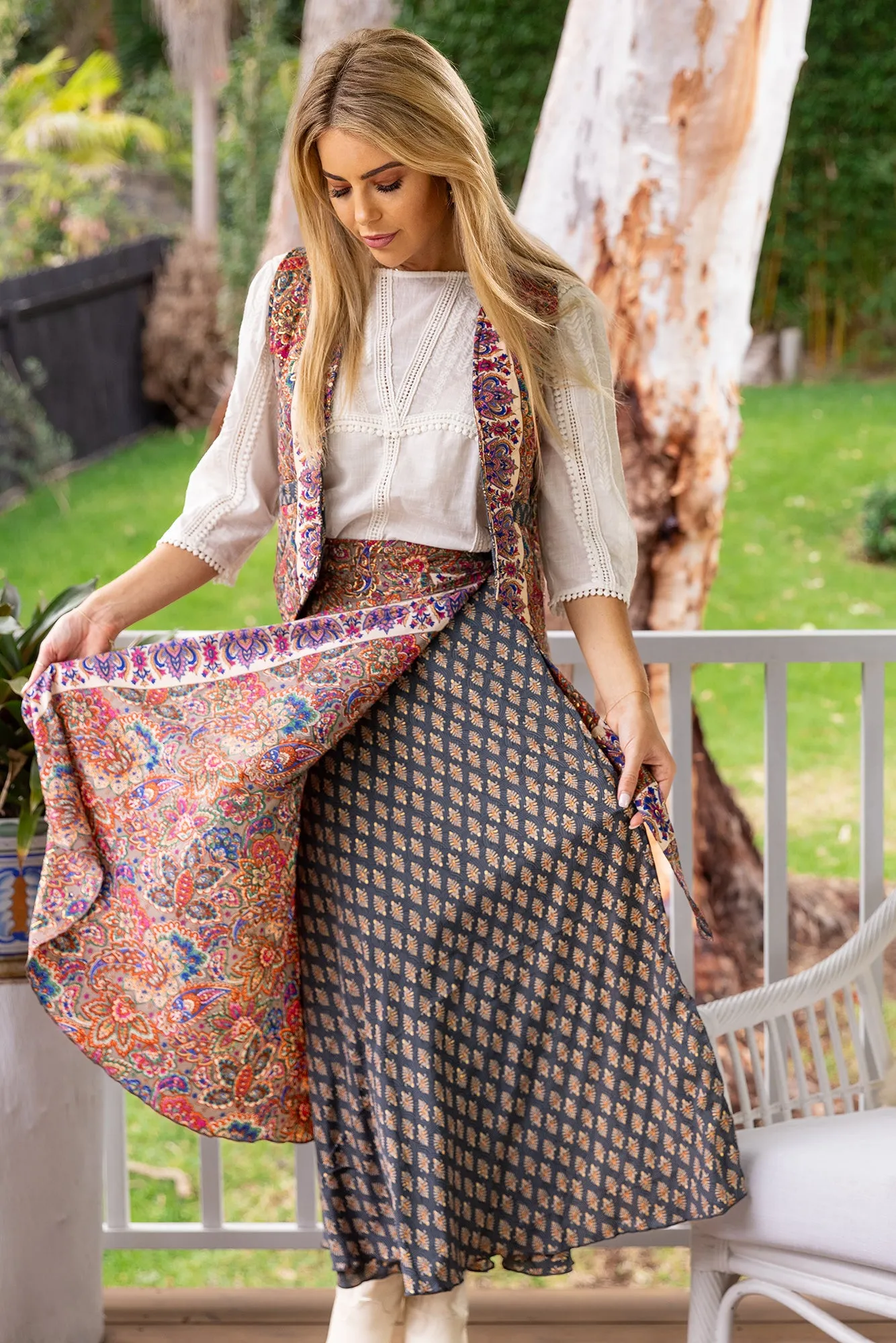 Shasha Wrap Skirt