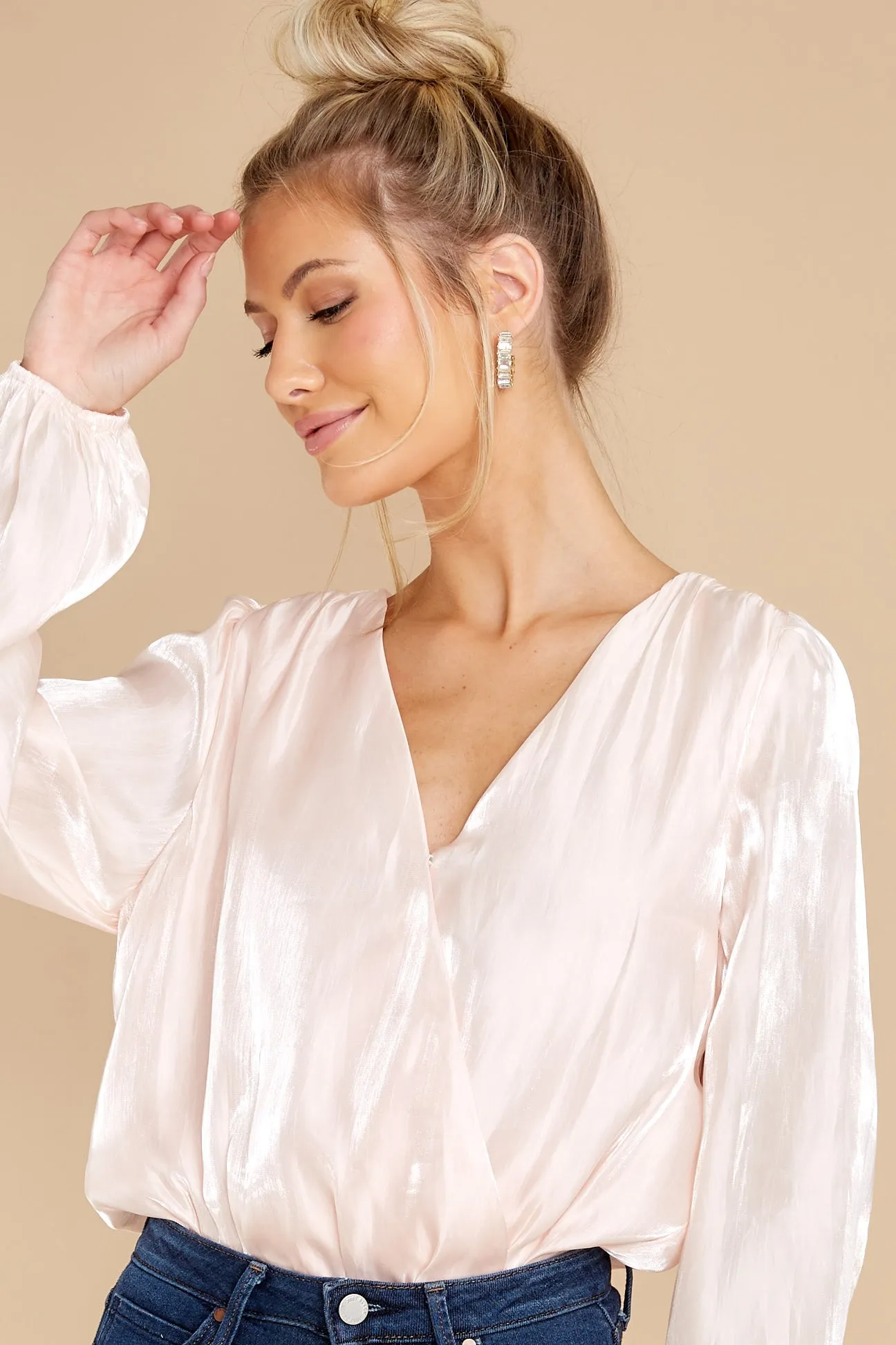 Shimmering Lights Blush Bodysuit