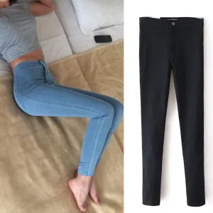 Skinny High Waist Denim Jeans