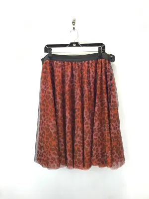 Skirt Midi By Ashley Stewart In Leopard Print, Size: 18