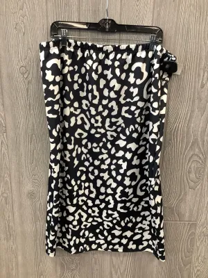 Skirt Midi By Clothes Mentor In Black & White, Size: 3x