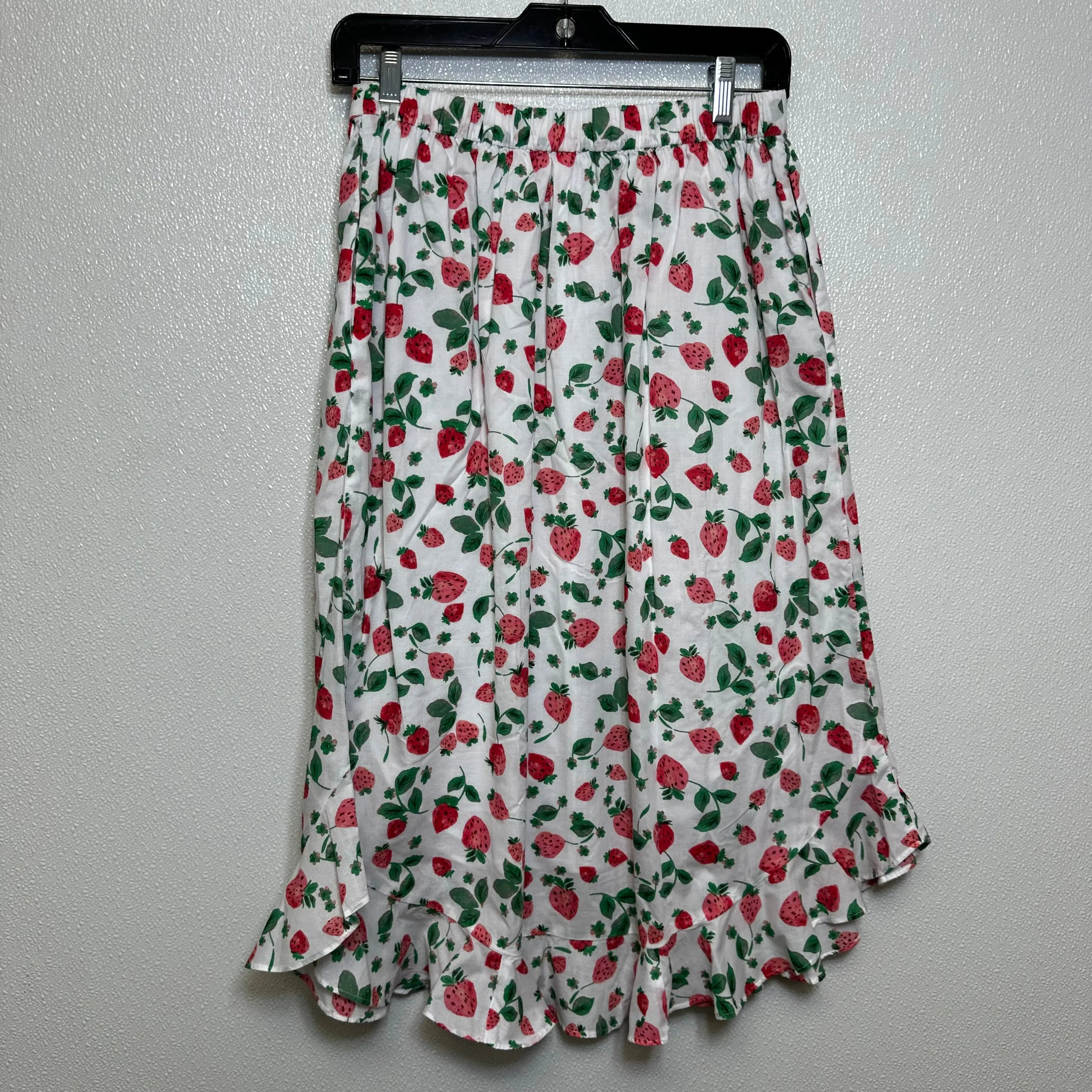 Skirt Midi By J Crew O In Strawberry, Size: S