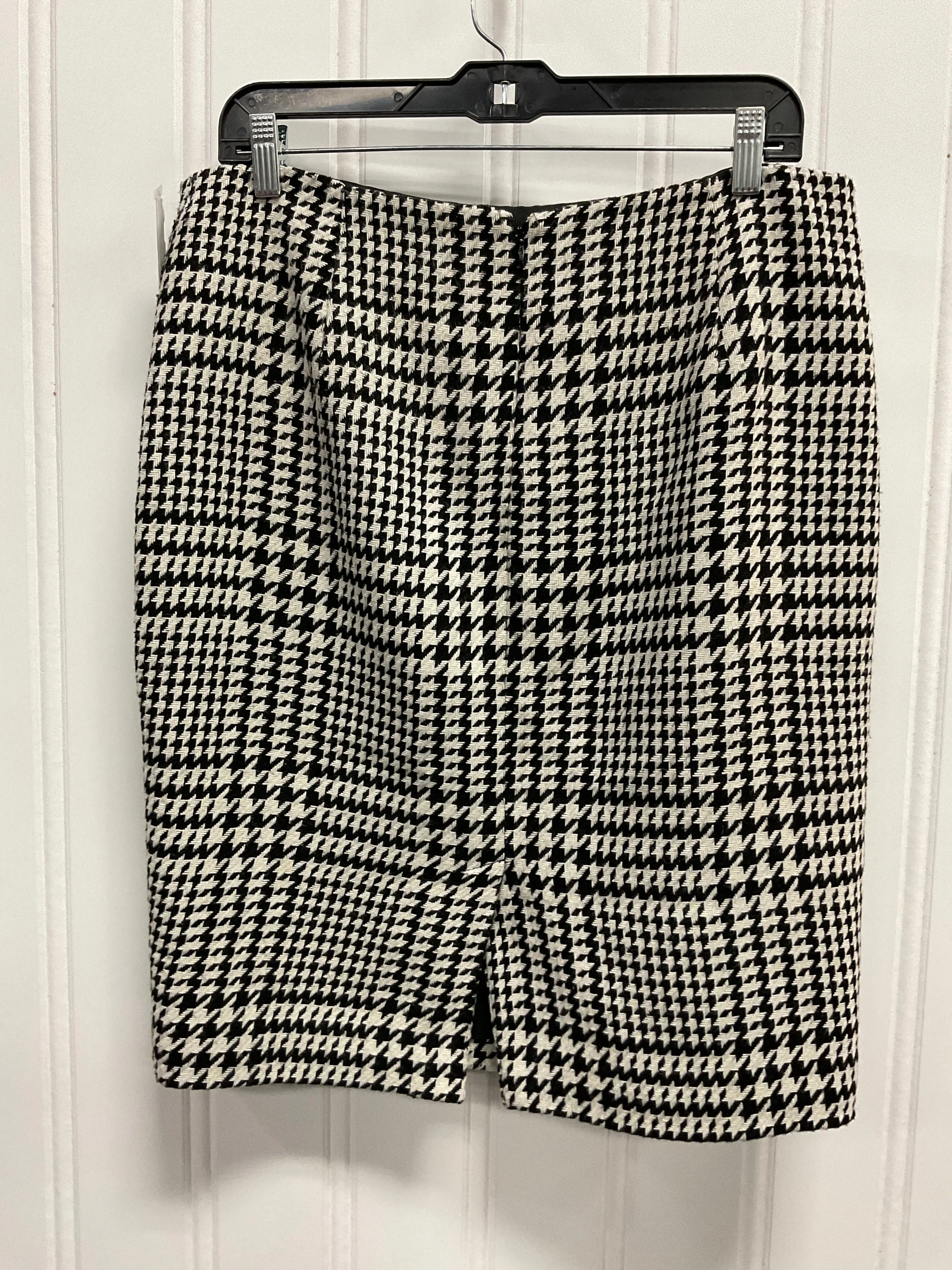 Skirt Midi By Liz Claiborne In Black & White, Size: 14