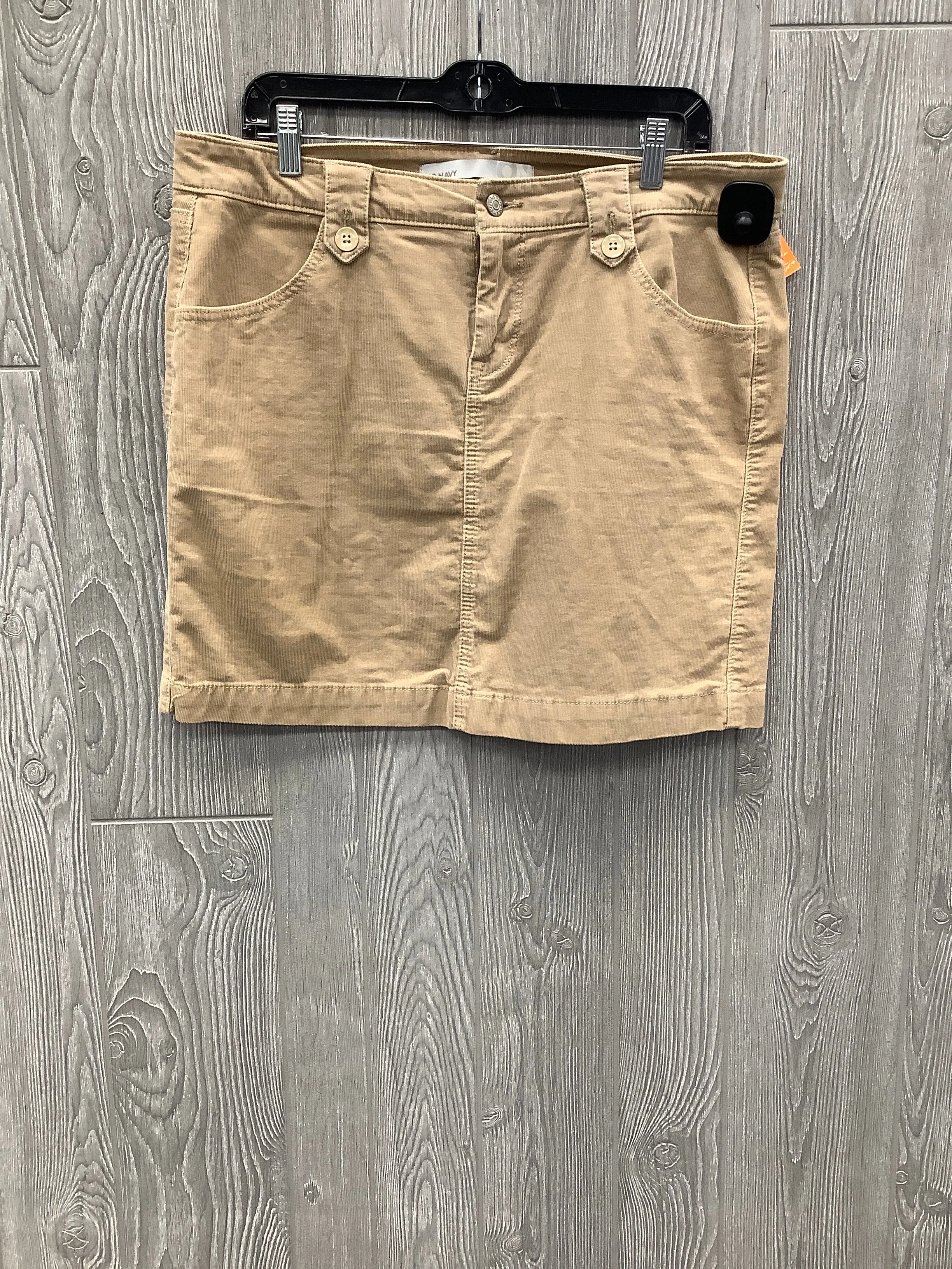 Skirt Midi By Old Navy In Tan, Size: 12