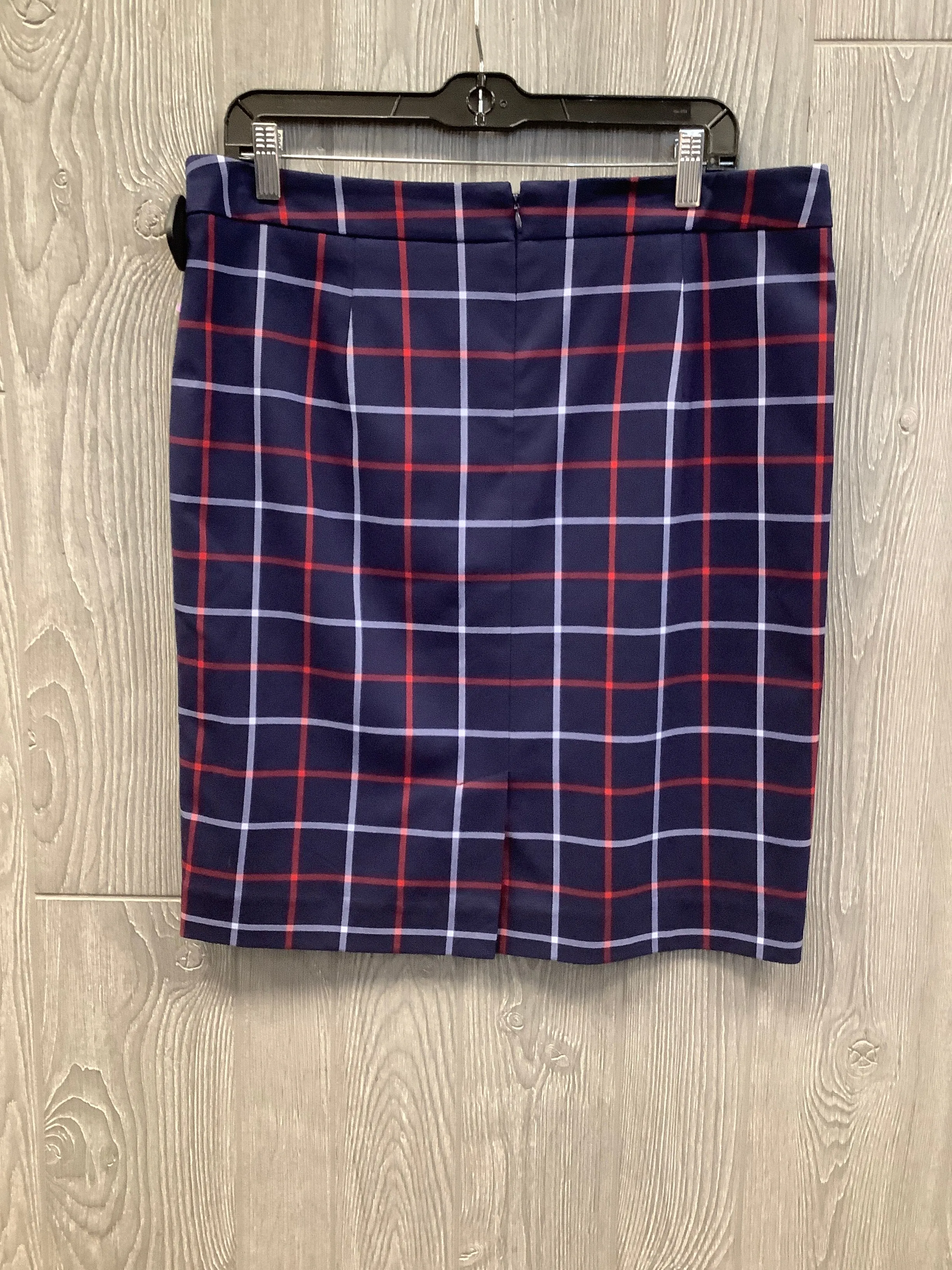 Skirt Midi By Tommy Hilfiger In Plaid Pattern, Size: 12