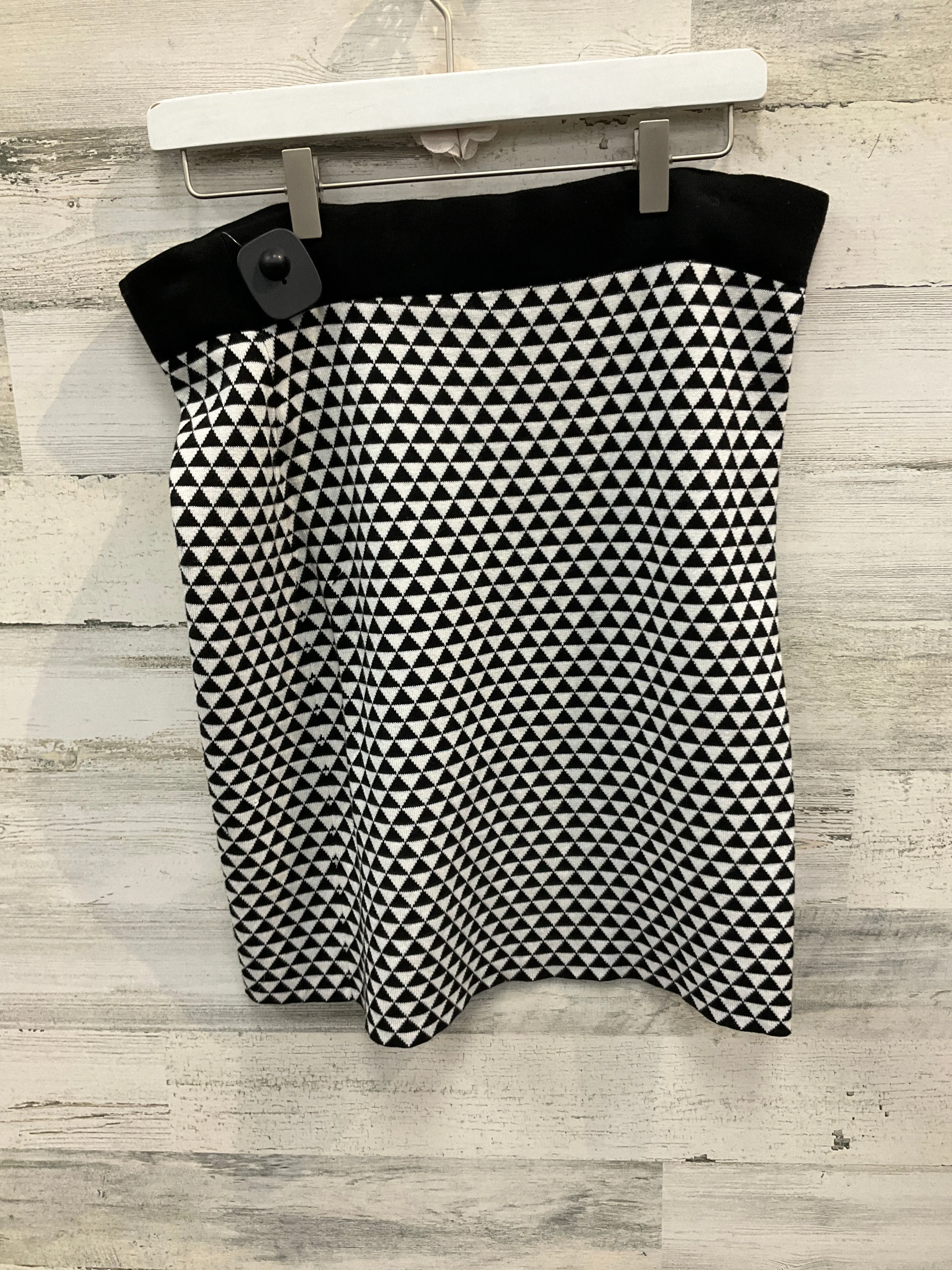 Skirt Midi By White House Black Market In Black White, Size: S