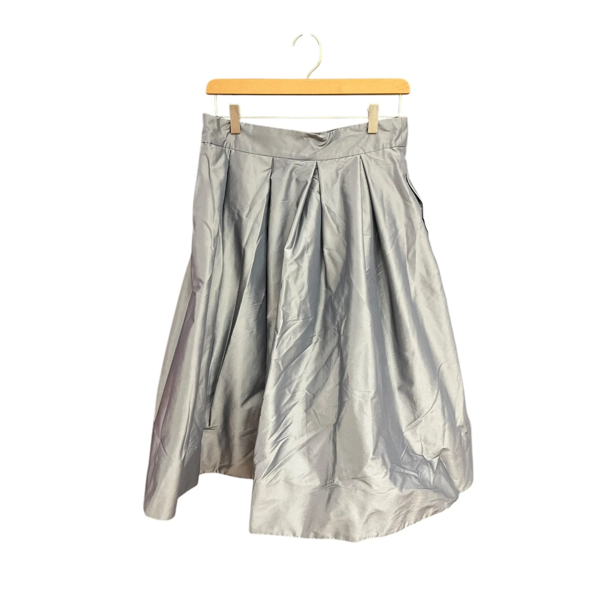 Skirt Midi By White House Black Market In Grey, Size: 8