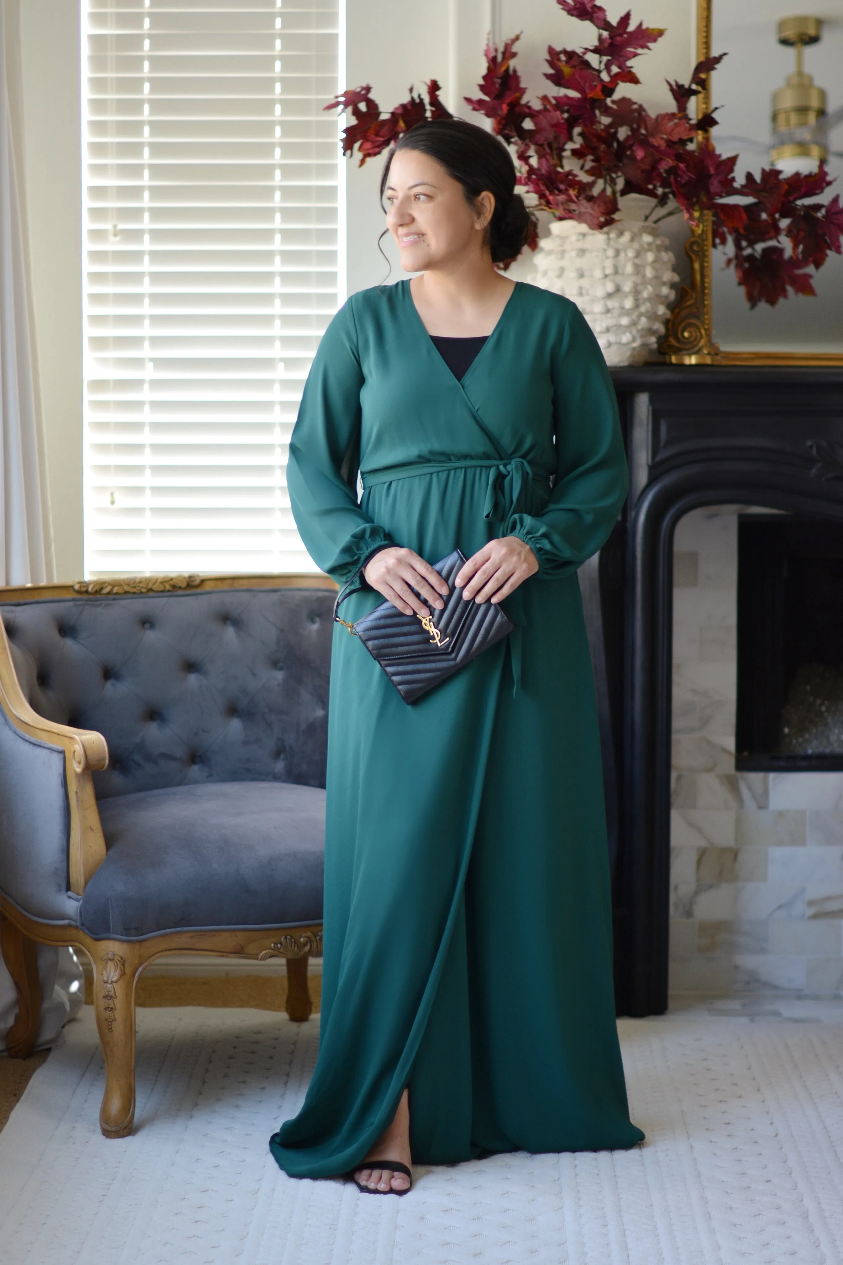 Sofie Emerald Green Maxi Dress