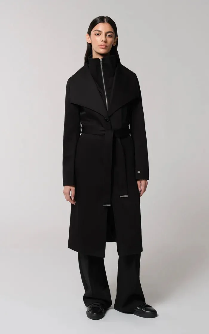 SOIA&KYO ILANA-T - Slim-Fit Trench With Bib Collar