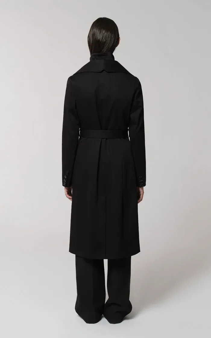 SOIA&KYO ILANA-T - Slim-Fit Trench With Bib Collar