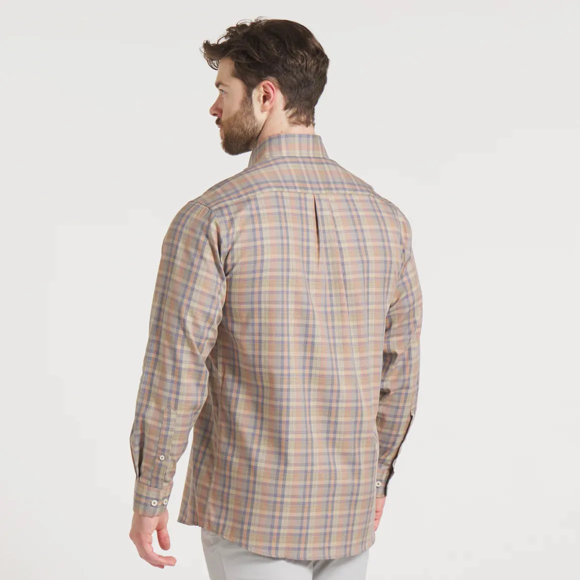 Southern Marsh Benton Grid Dress Shirt