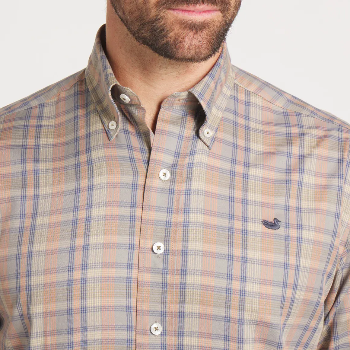 Southern Marsh Benton Grid Dress Shirt