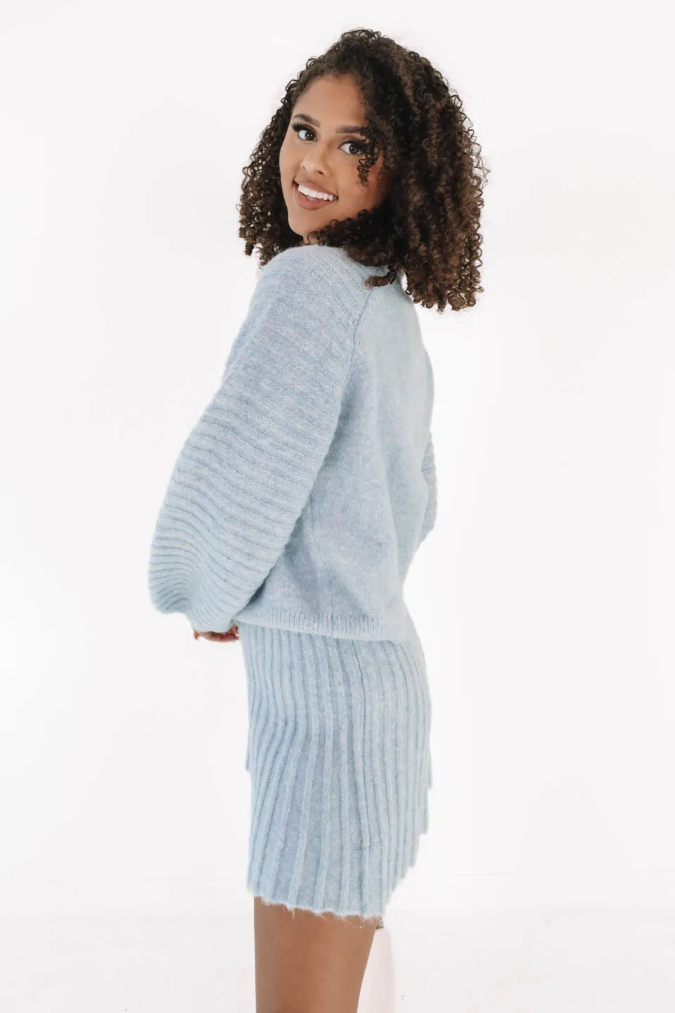 Stay Cozy Sweater - Blue