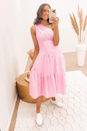 Stella Midi Dress Pink