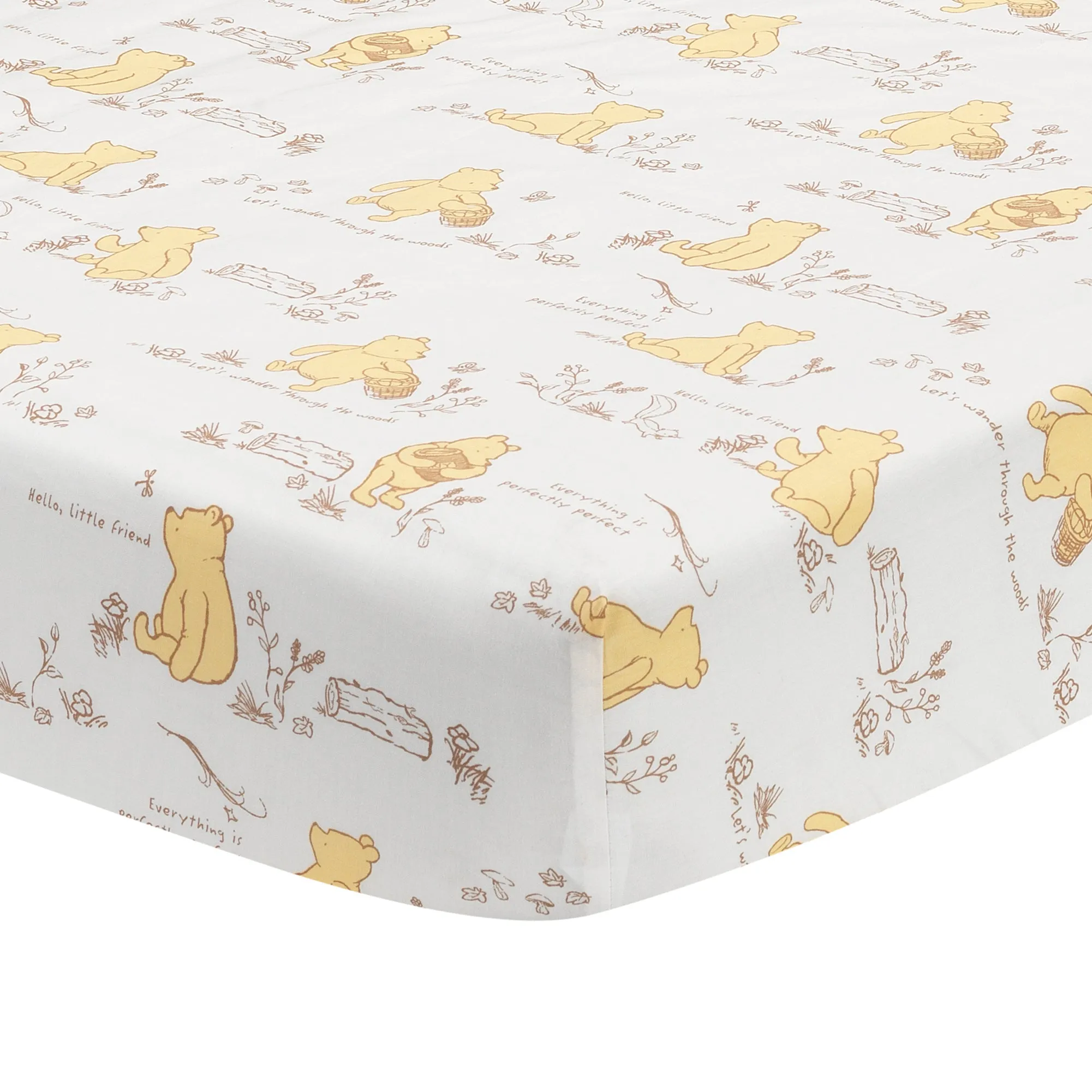 Storytime Pooh 3-Piece Crib Bedding Set