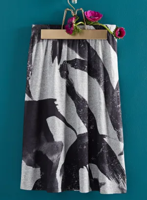 Sumi-e Midi Skirt FINAL SALE (No Returns)