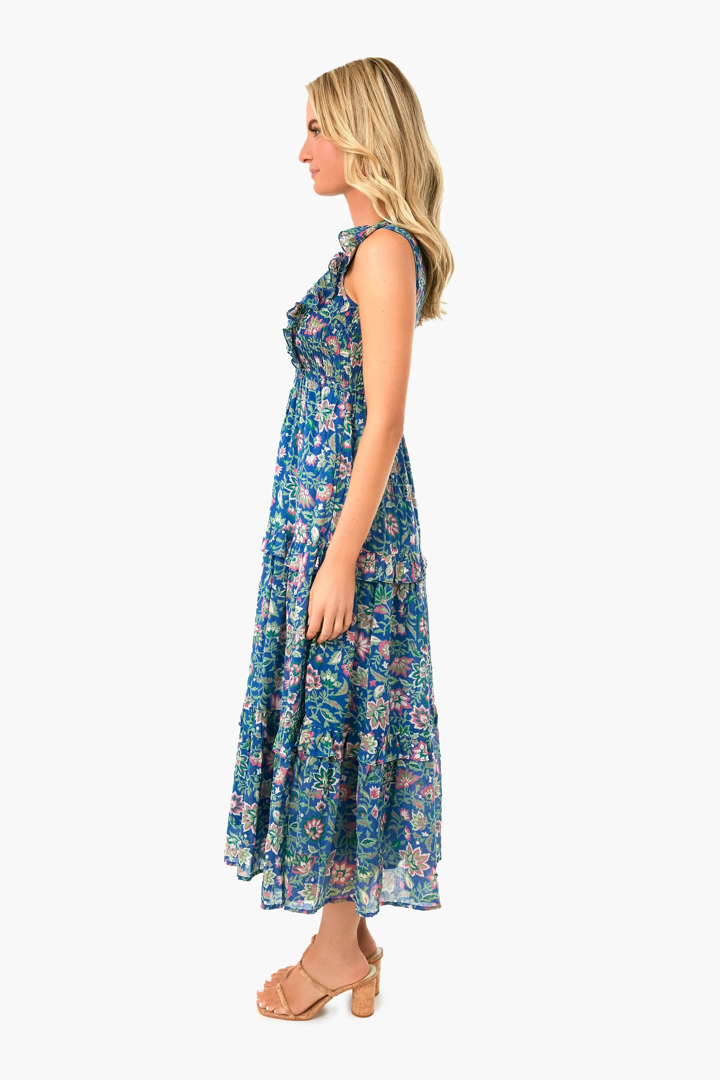 Surf Poppy Mallow Iris Dress