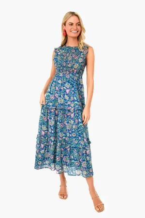 Surf Poppy Mallow Iris Dress