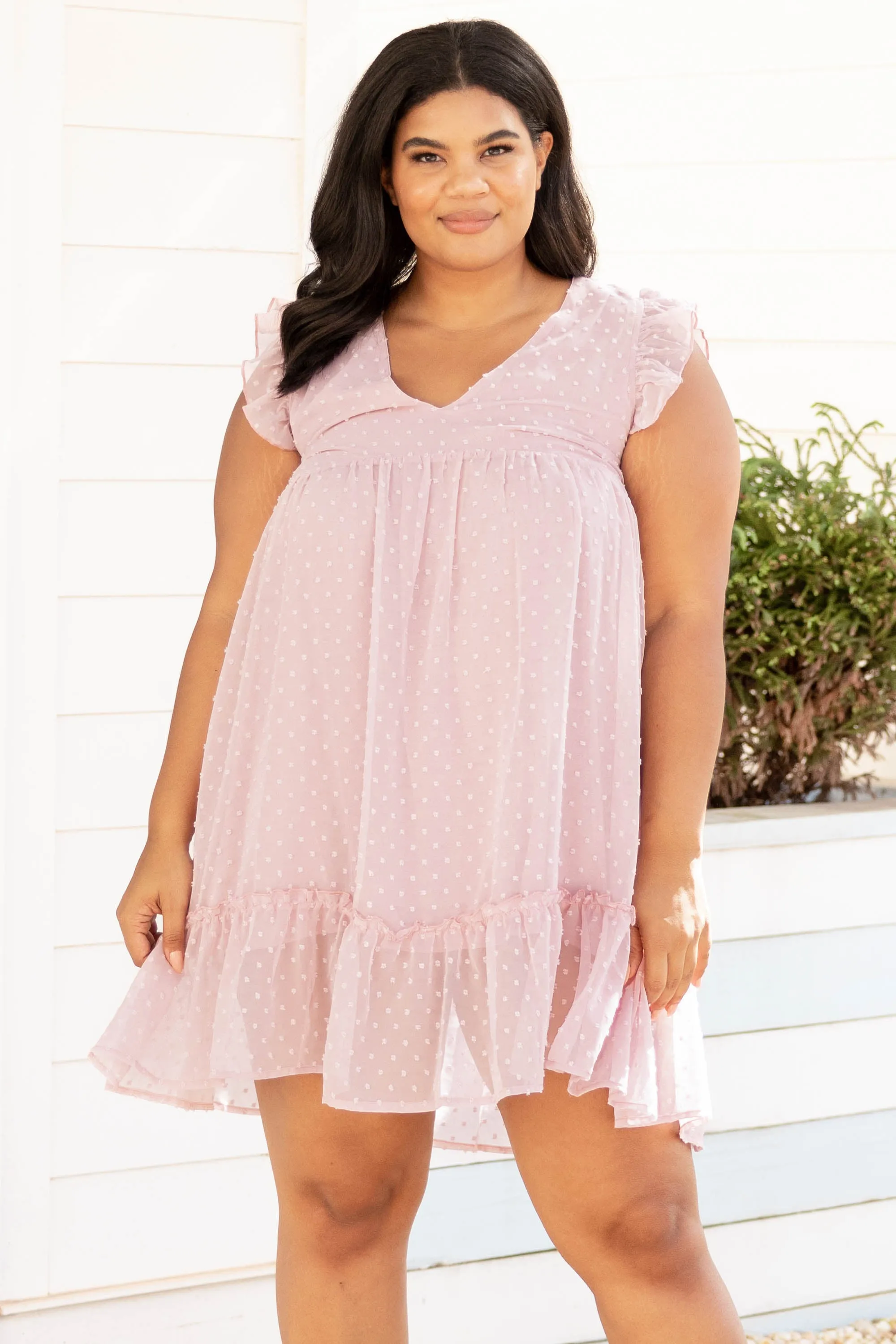 Sweet Baby Dress, Mauve