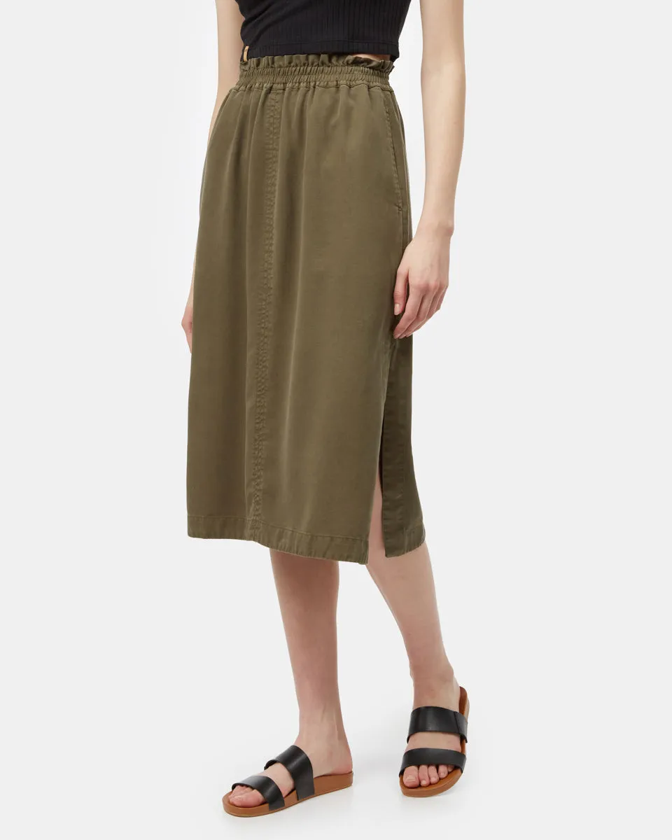 Tencel Midi Skirt