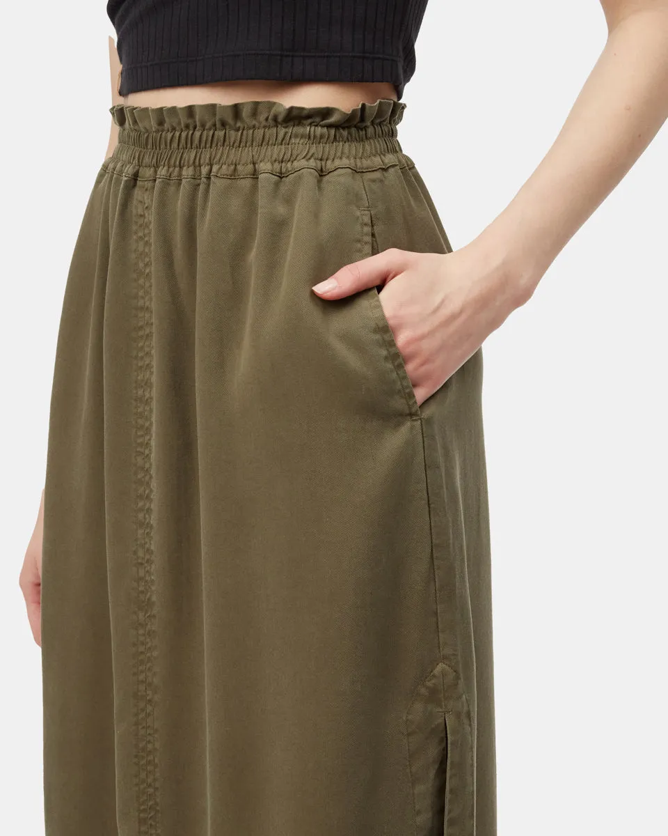 Tencel Midi Skirt