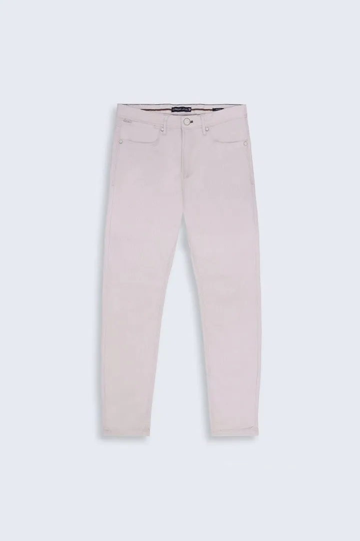 Textured Slim Fit 5 Pocket Pants