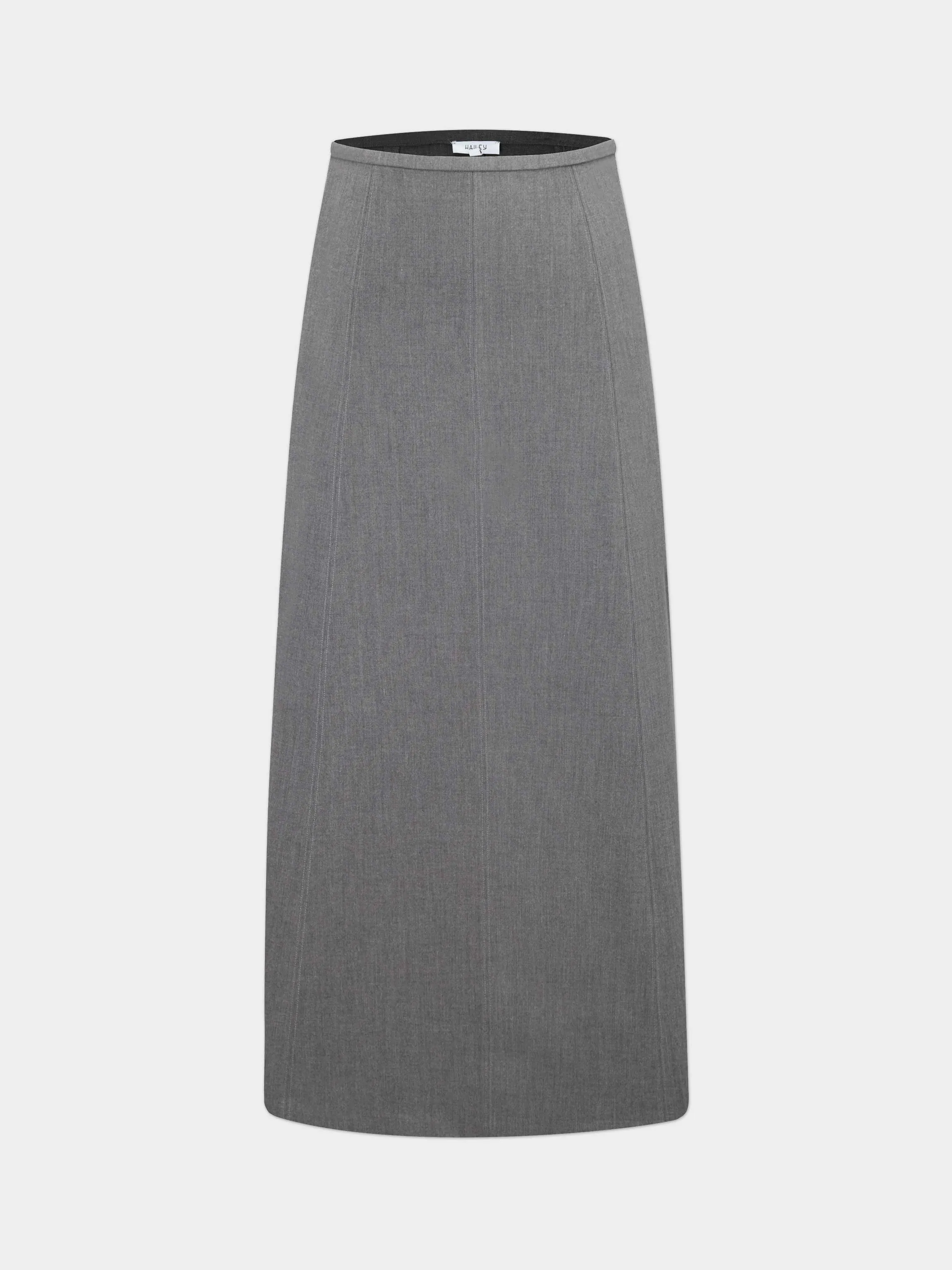 The Basic Flare Skirt 37"-Grey