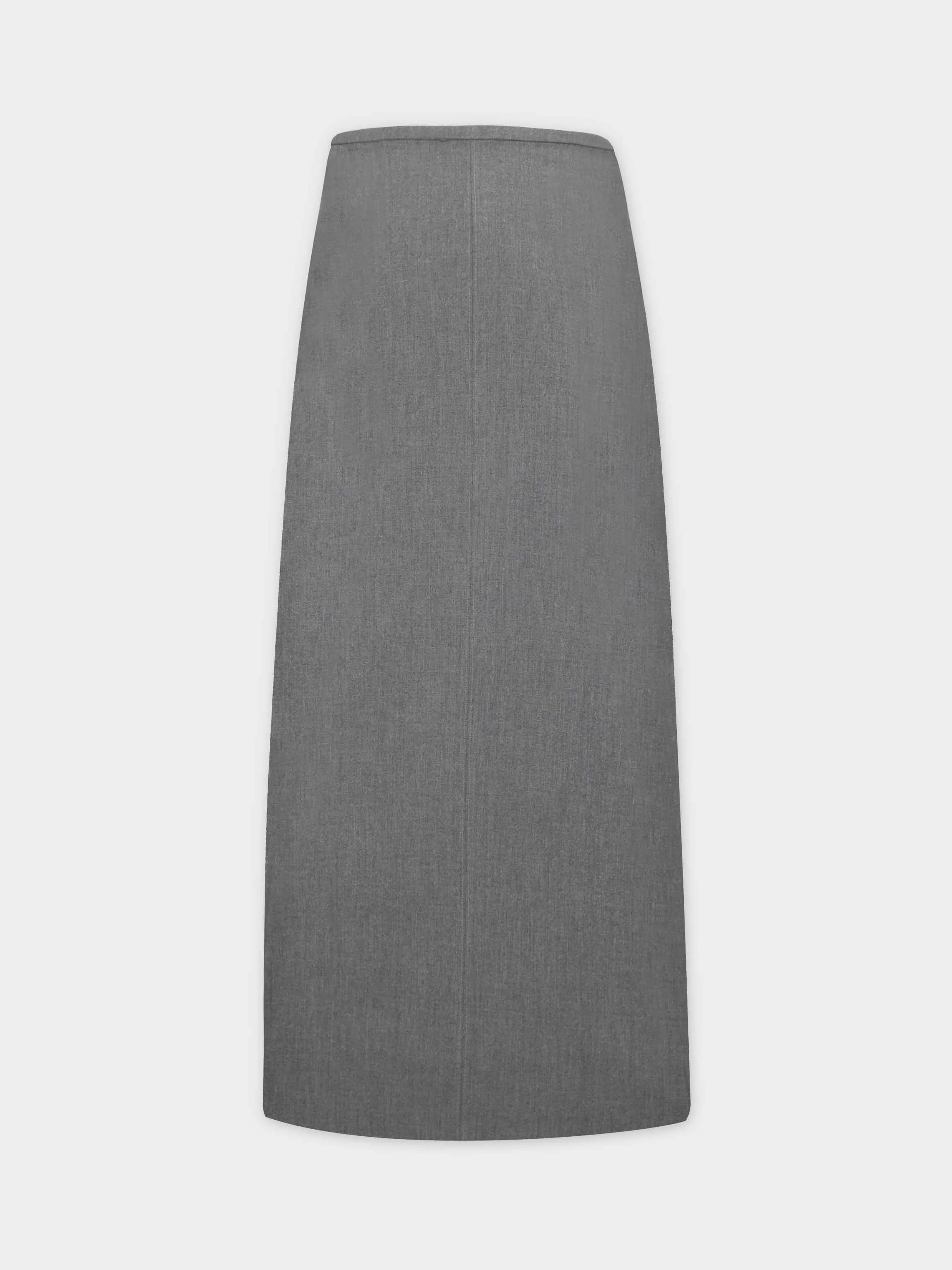 The Basic Flare Skirt 37"-Grey