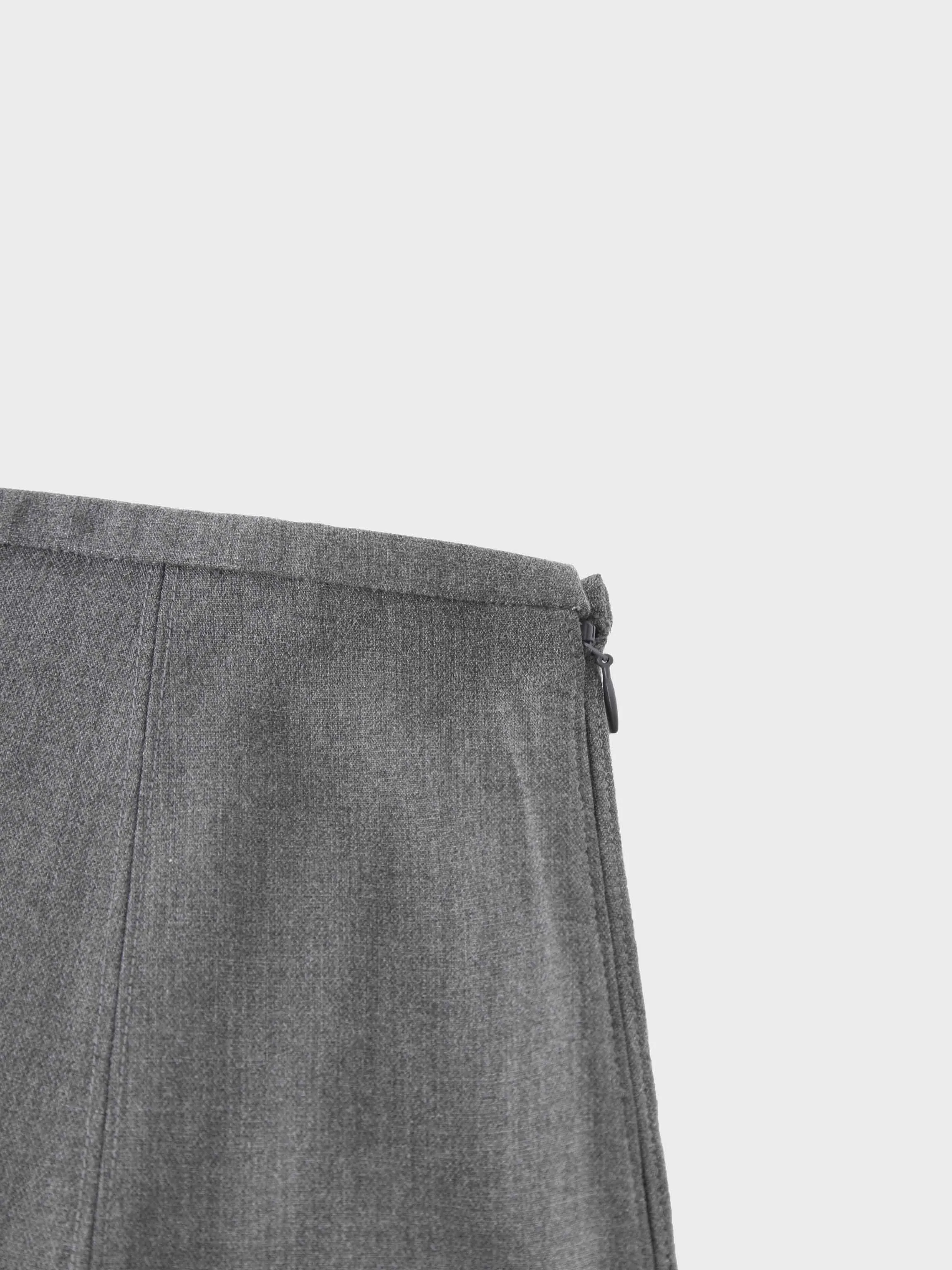 The Basic Flare Skirt 37"-Grey