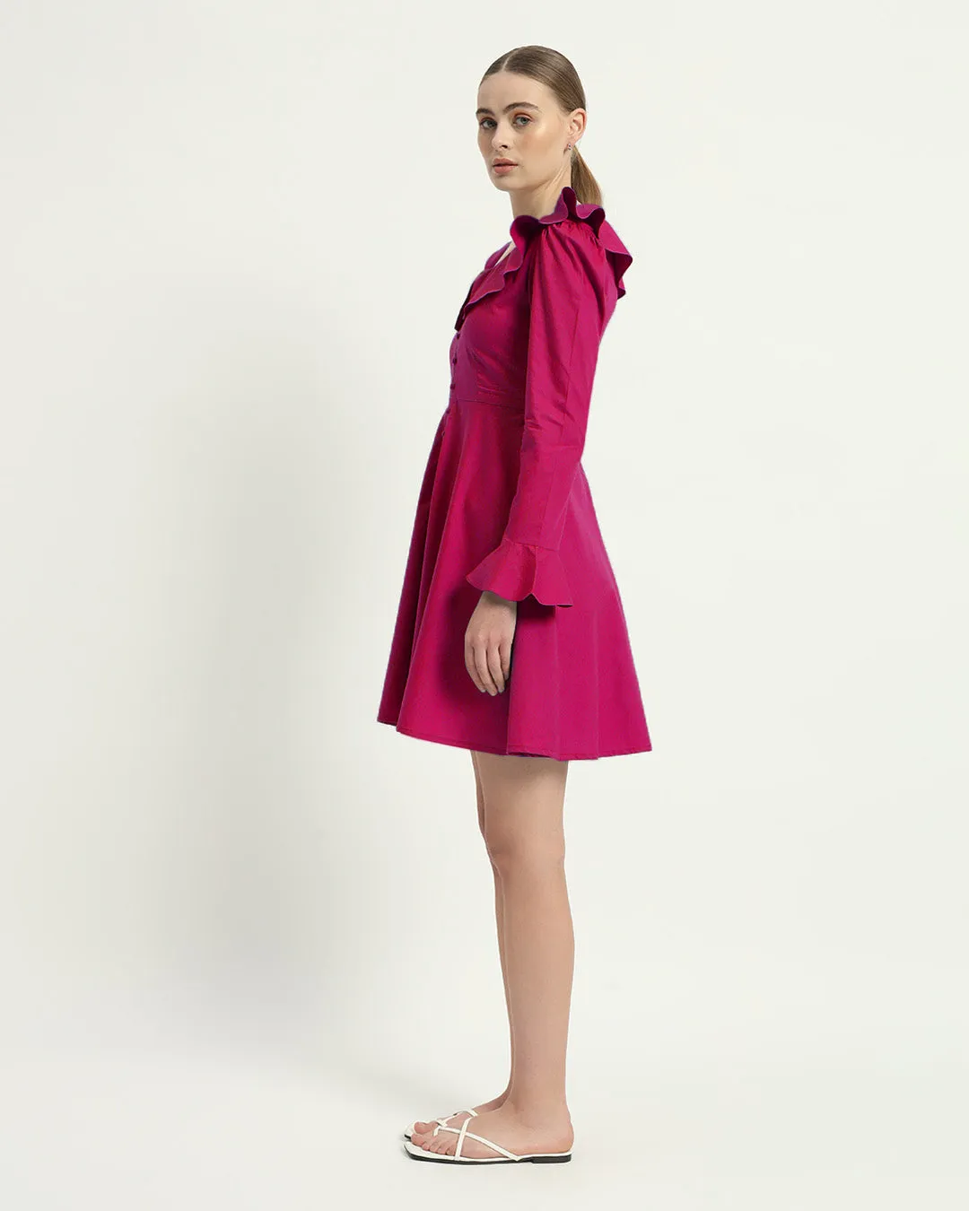 The Fredonia Berry Cotton Dress