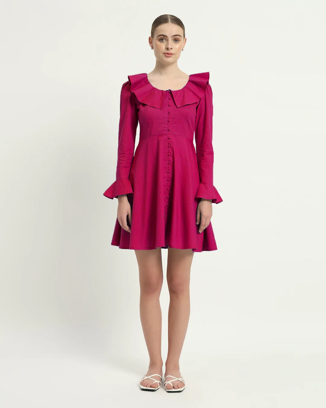 The Fredonia Berry Cotton Dress