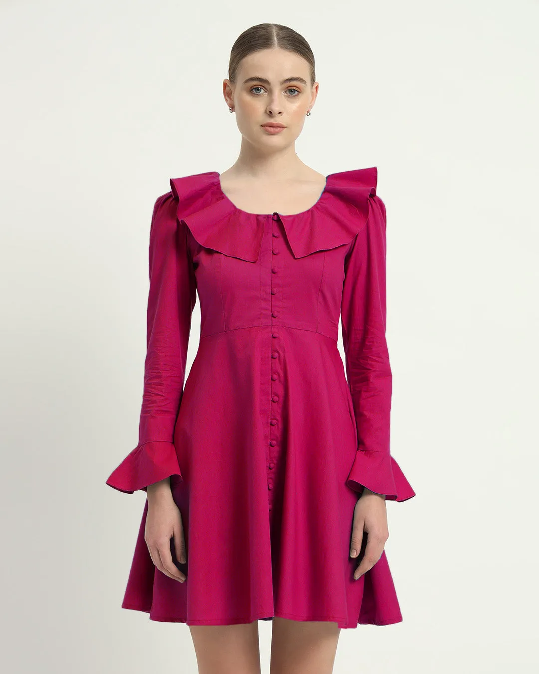 The Fredonia Berry Cotton Dress