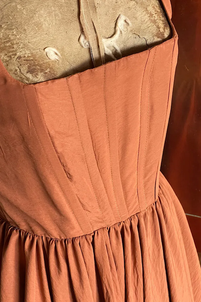 The Tan Babydoll Dress