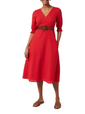 Tonicha V Neck Midi Dress