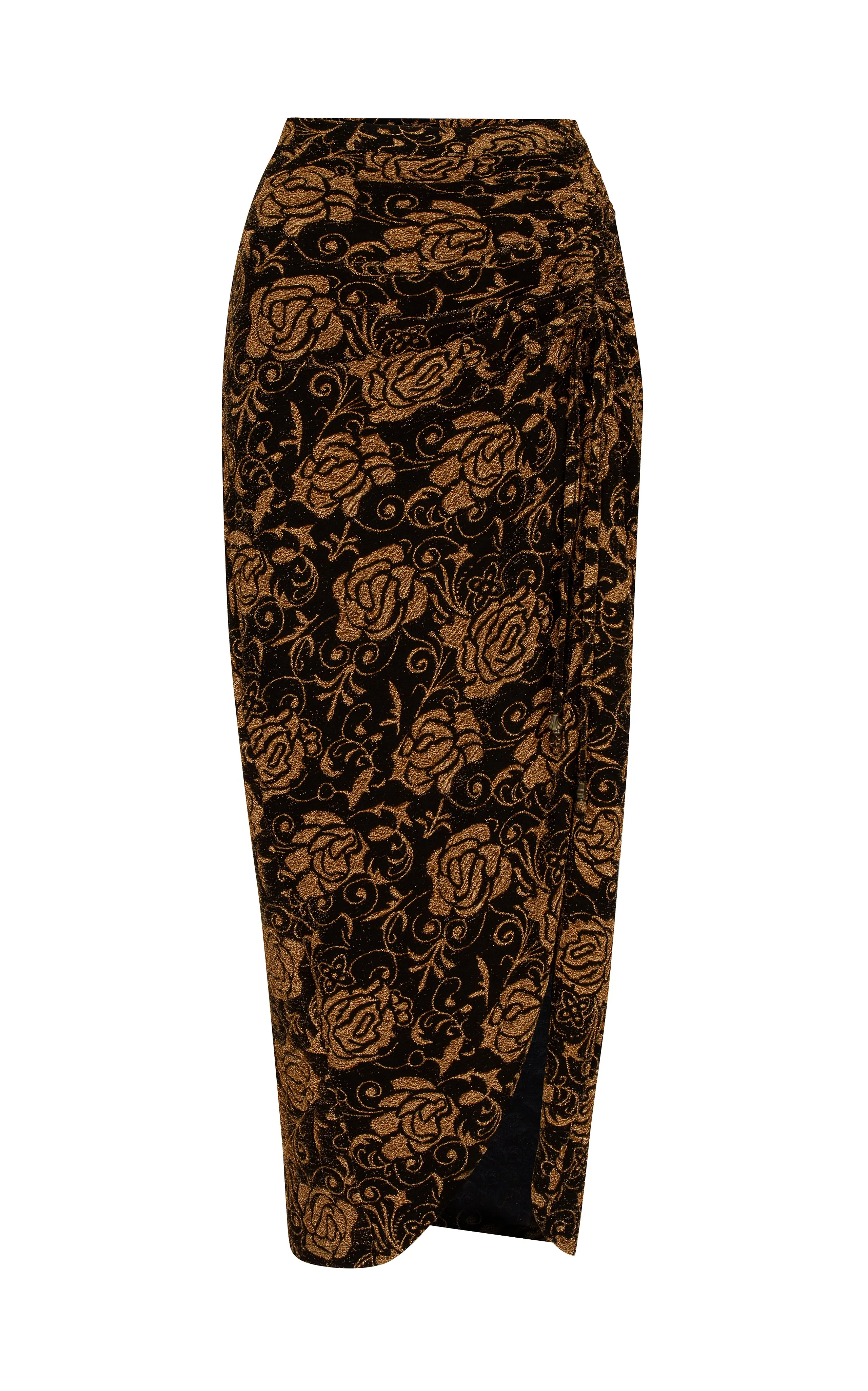 Transient Midi Skirt - Golden Rose