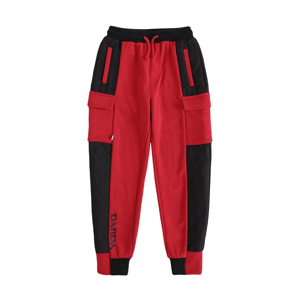 Vauva FW23 - Boys Casual Two-Pocket Pants (Red)