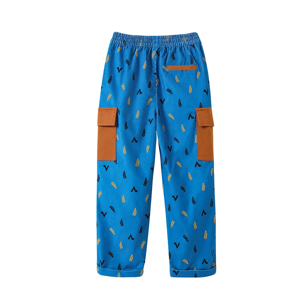 Vauva FW23 - Boys Double Pocket Pants (Blue)